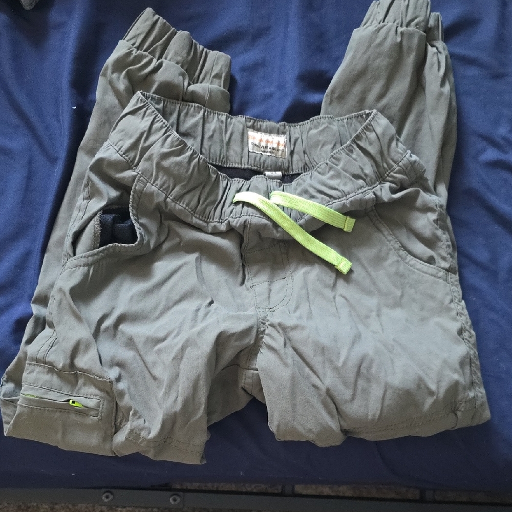 Weatherproof Kids Joggers in Olive Green